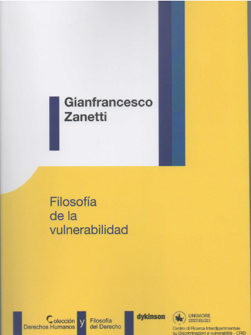 [9788413245874] FILOSOFÍA DE VULNERABILIDAD