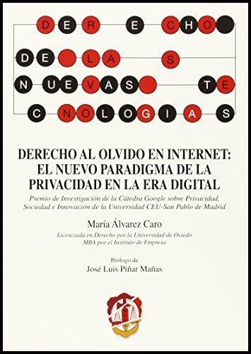 [9788429018363] DERECHO AL OLVIDO EN INTERNET