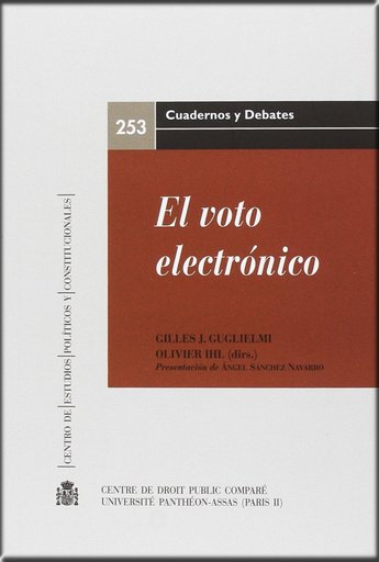 [9788425917486] EL VOTO ELECTRÓNICO