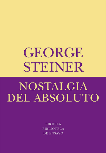 [9788478445417] NOSTALGIA DEL ABSOLUTO