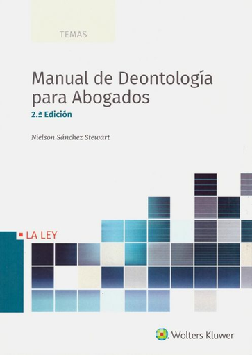 [9788490208410] MANUAL DE DEONTOLOGÍA PARA ABOGADOS