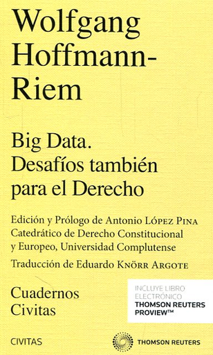 [9788491979159] BIG DATA. DESAFÍOS TAMBIÉN PARA EL DERECHO