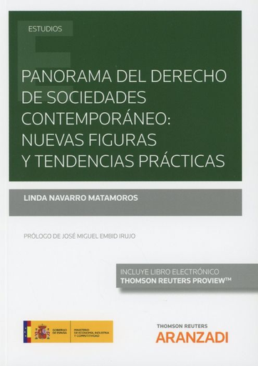 [9788413095554] PANORAMA DEL DERECHO DE SOCIEDADES CONTEMPORÁNEO: NUEVAS FIGURAS Y TENDENCIAS PRÁCTICAS