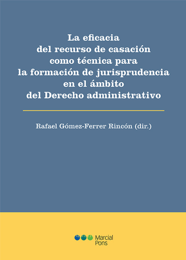 [9788491239697] LA EFICACIA DEL RECURSO DE CASACIÓN COMO TÉCNICA