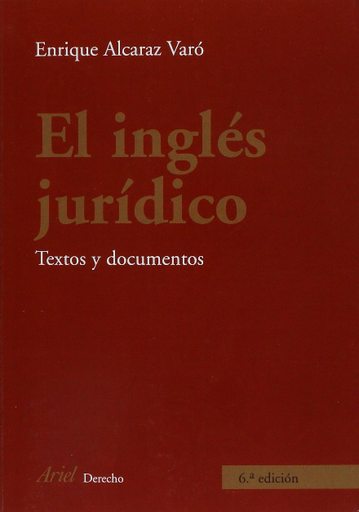 [9788434456006] EL INGLÉS JURÍDICO