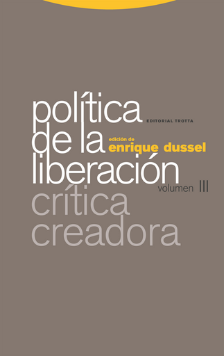 [9788498798432] POLÍTICA DE LA LIBERACIÓN (Vol. III)