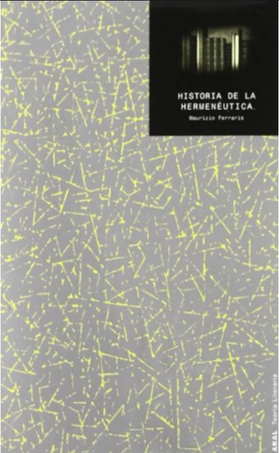 [9788446009955] HISTORIA DE LA HERMENÉUTICA