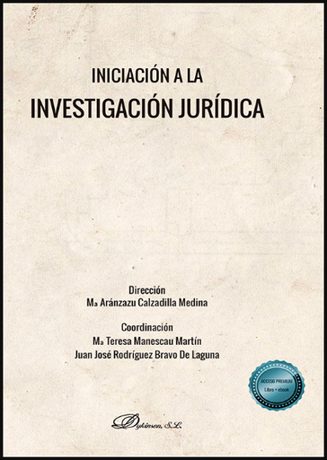 [9788413772738] INICIACIÓN A LA INVESTIGACIÓN JURÍDICA