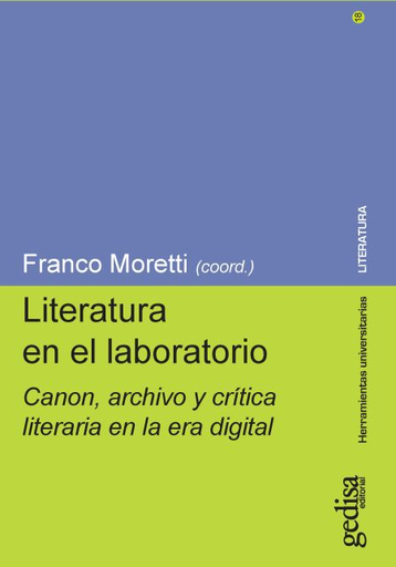 [9788416919833] LITERATURA EN EL LABORATORIO