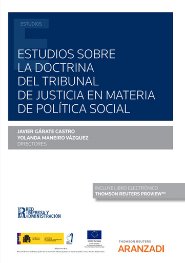 [9788411248600] ESTUDIOS SOBRE LA DOCTRINA DEL TRIBUNAL DE JUSTICIA EN MATERIA DE POLÍTICA SOCIAL