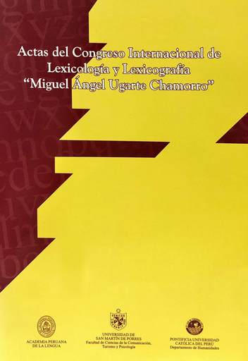 [9789972299308] ACTAS DEL CONGRESO INTERNACIONAL DE LEXICOLOGÍA Y LEXICOGRAFÍA