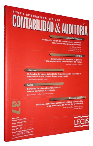 [9771692291007] REVISTA INTERNACIONAL LEGIS DE CONTABILIDAD & AUTORÍA, 37