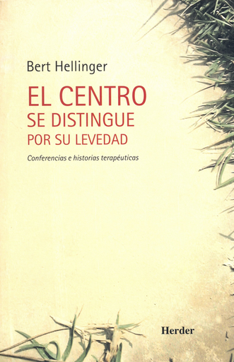 [9788425422829] EL CENTRO SE DISTINGUE POR SU LEVEDAD