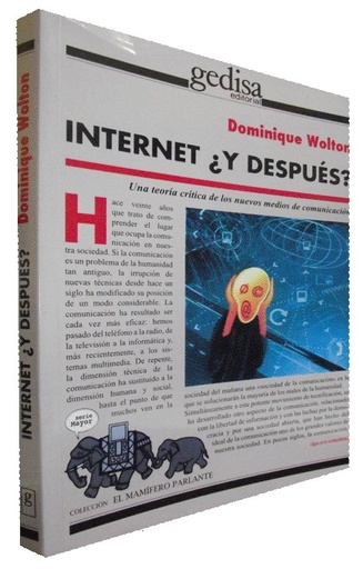 [9788474327984] INTERNET ¿Y DESPUÉS?