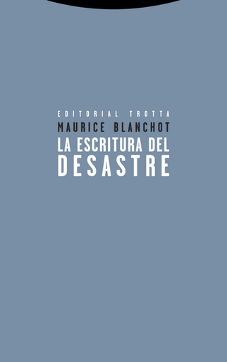 [9788498795691] LA ESCRITURA DEL DESASTRE