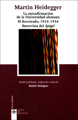 [9788430949854] LA AUTOAFIRMACIÓN DE LA UNIVERSIDAD ALEMANA