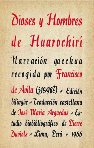 [9789972513312] DIOSES Y HOMBRES DE HUAROCHIRÍ