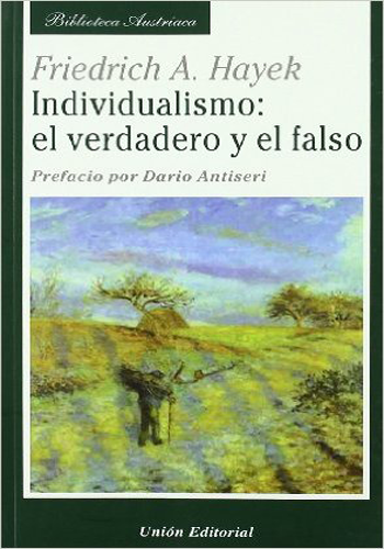 [9788472094543] INDIVIDUALISMO: EL VERDADERO Y EL FALSO