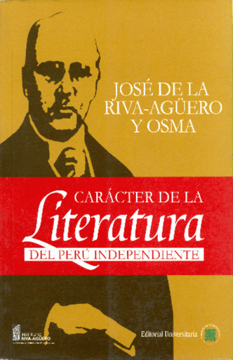 [9789972236679] CARÁCTER DE LA LITERATURA DEL PERÚ INDEPENDIENTE