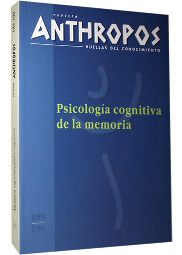 [015219] REVISTA ANTHROPOS. HUELLAS DEL CONOCIMIENTO