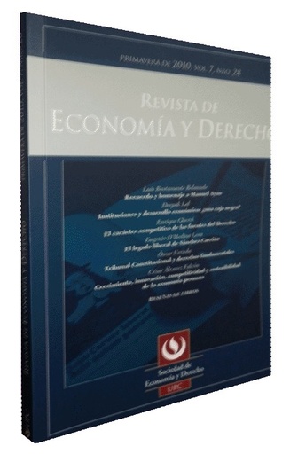 [3044] REVISTA DE ECONOMÍA Y DERECHO, 28
