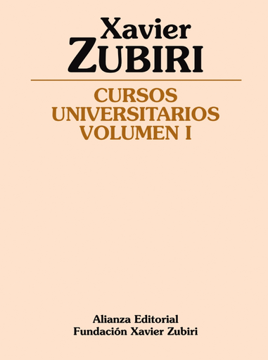 [9788420687605] CURSOS UNIVERSITARIOS vol. I
