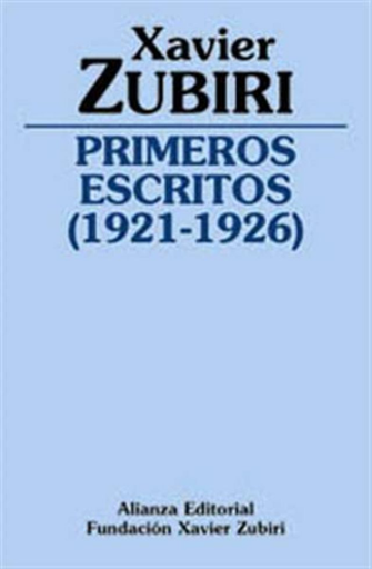 [9788420690599] PRIMEROS ESCRITOS (1921-1926)