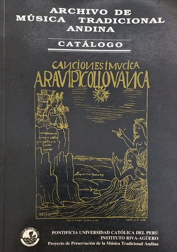 [0000000098460] CATÁLOGO DEL ARCHIVO DE MÚSICA TRADICIONAL ANDINA