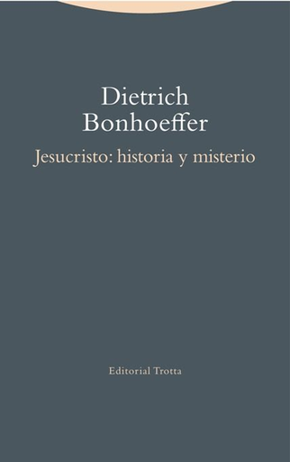[9788498796377] JESUCRISTO: HISTORIA Y MISTERIO
