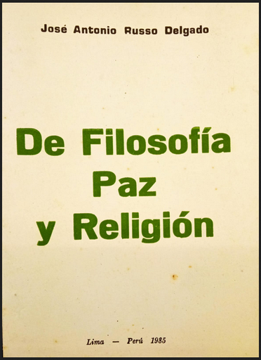 [0000000110313] DE FILOSOFÍA, PAZ Y RELIGIÓN