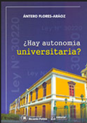 [9786124234750] ¿HAY AUTONOMÍA UNIVERSITARIA?
