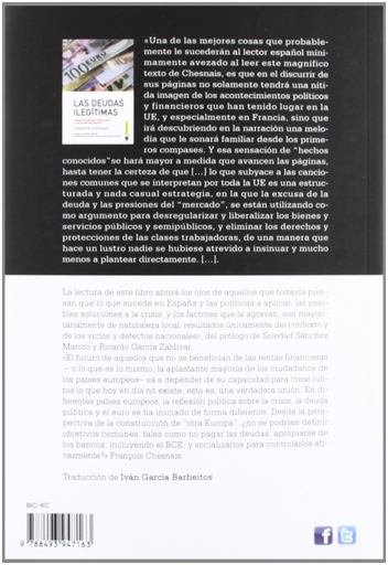 [9788493947163] LAS DEUDAS ILEGÍTIMAS