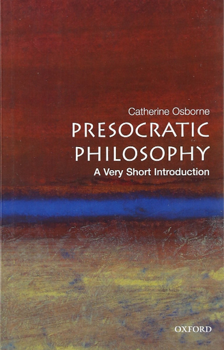 [9780192840943] PRESOCRATIC PHILOSOPHY: A very short introduction