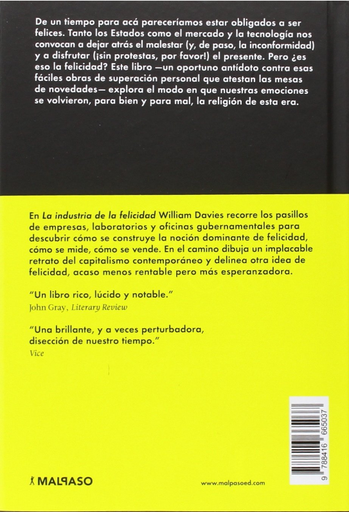 [9788416665037] LA INDUSTRIA DE LA FELICIDAD