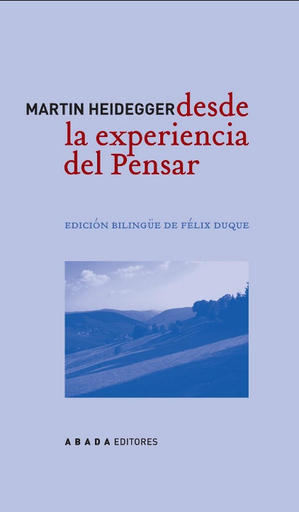 [9788496258549] DESDE LA EXPERIENCIA DEL PENSAR
