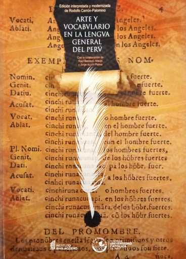 [9789972832628] ARTE Y VOCABULARIO EN LA LENGUA GENERAL DEL PERÚ