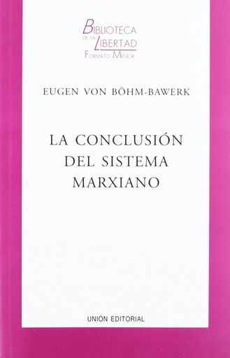 [9788472093485] LA CONCLUSIÓN DEL SISTEMA MARXIANO