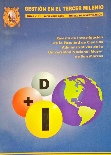 [0000000111270] GESTIÓN EN EL TERCER MILENIO Año 6/ N°12