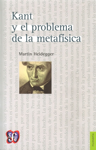 [9786071616609] KANT Y EL PROBLEMA DE LA METAFÍSICA