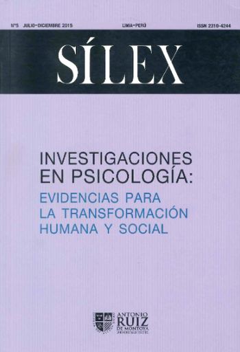 [73176121] SÍLEX: INVESTIGACIONES EN PSICOLOGÍA