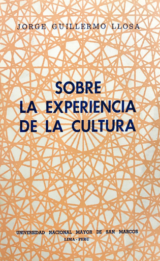[0000000110156] SOBRE LA EXPERIENCIA DE LA CULTURA