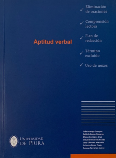 [9789972481673] APTITUD VERBAL