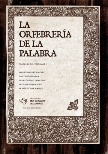 [9789972748189] LA ORFEBRERÍA DE LA PALABRA