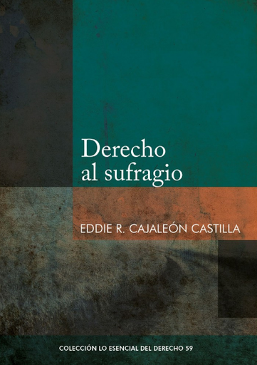 [9786123177508] DERECHO AL SUFRAGIO