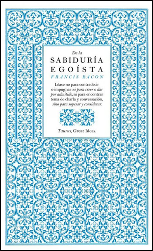 [9788430601004] DE LA SABIDURÍA EGOÍSTA