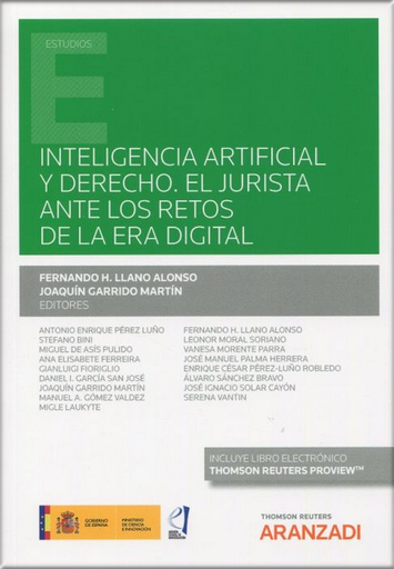 [9788413910574] INTELIGENCIA ARTIFICIAL Y DERECHO: El jurista ante los retos de la era digital