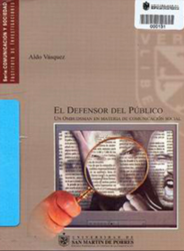 [9789972540952] EL DEFENSOR DEL  PÚBLICO