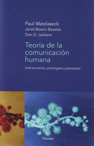 [9788425412059] TEORÍA DE LA COMUNICACIÓN HUMANA