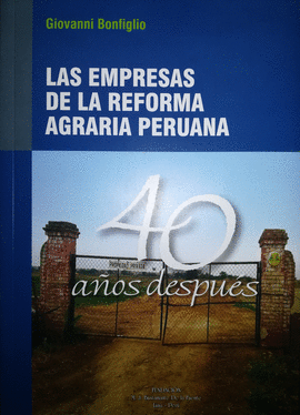 [9786124670091] LAS EMPRESAS DE LA REFORMA AGRARIA PERUANA