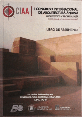 [9786124419225] I CONGRESO INTERNACIONAL DE ARQUITECTURA ANDINA